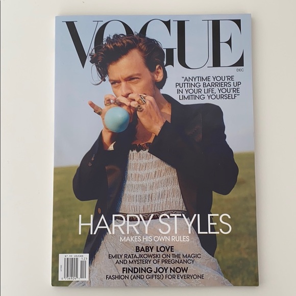 Vogue Other Harry Styles Vogue December 220 Poshmark